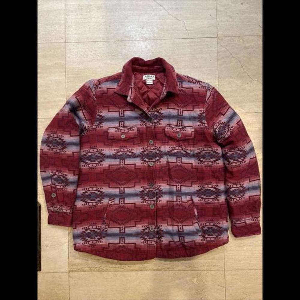Ariat® Ladies REAL Shacket‎ Tucson Stripe Shirt Jacket 10037455 2XL